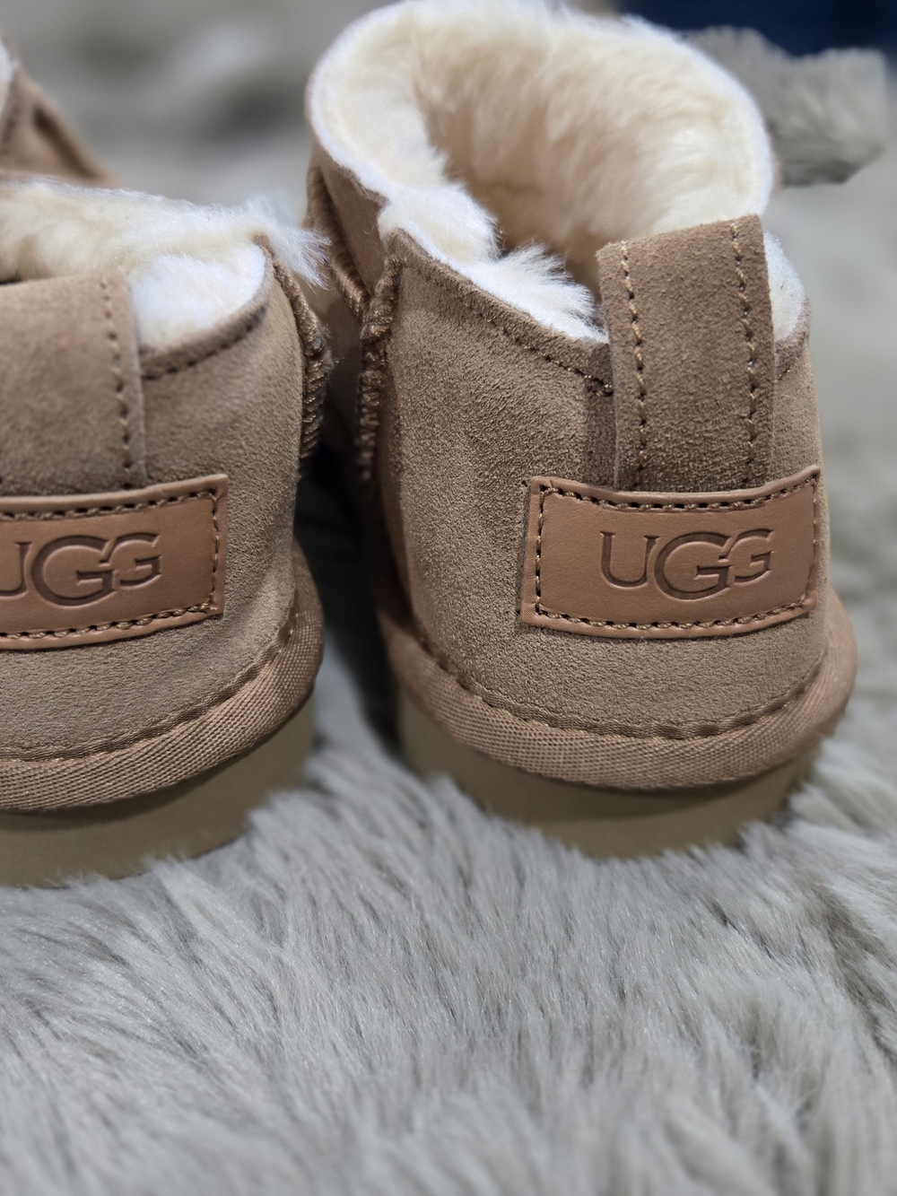 Neutral Taupe Suede Clogs – Plush Lined Slip-Ons, SZ 5.5 - Picture 2 of 5